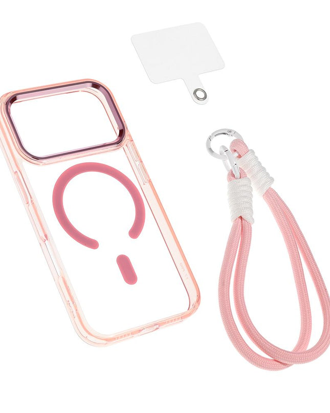 Maska za iPhone 17 Pro 6.3 roze Magsafe Loop