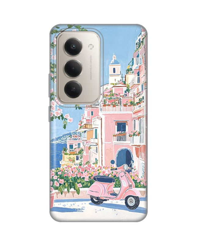 Maska za Xiaomi Redmi 15 4G Pink Italy Silikonska Print