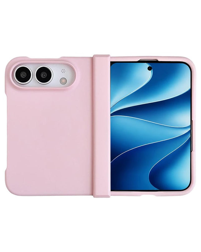 Maska za iPhone 18 Duo Elegant Fold roze