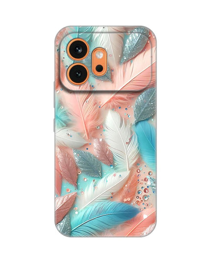 Maska za Honor 600 Pastel Feathers Silikonska Print