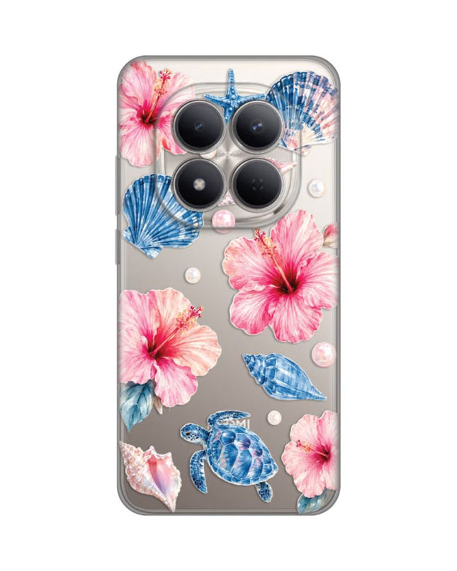 Maska za Xiaomi Redmi Note 15 Pro 5G Hibiscus Sea Silikonska Print Skin