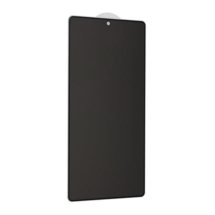 Zastitno staklo Tempered Glass Privacy 2.5D full glue za Samsung S938B Galaxy S25 Ultra crni (fingerprint unlock)