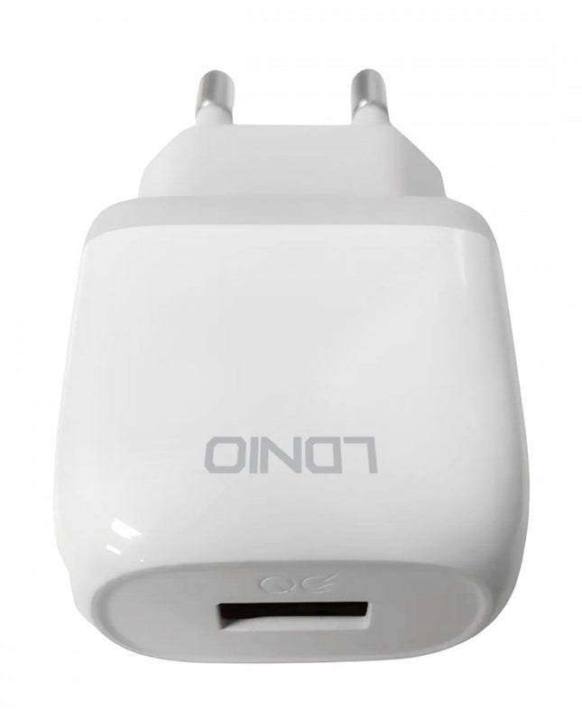 Kucni punjac LDNIO A1209Q QC3.0, 18W sa micro USB kablom beli