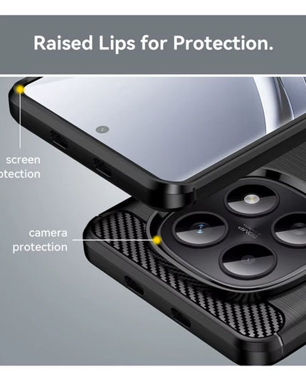 Maska za Xiaomi Redmi Note 15 4G (EU) crna Defender Safeguard