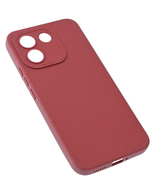 Maska za Xiaomi Redmi Note 17 Pro Max 5G Silikon Pro Camera bordo