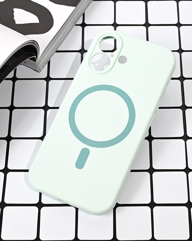 Maska za iPhone 17 6.3 mint Magsafe Pure color