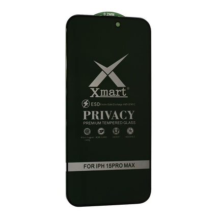 Zastitno staklo Tempered glass X mart 9D Privacy za iPhone 15 Pro Max 6.7