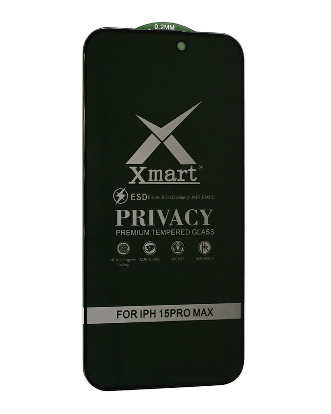 Zastitno staklo Tempered glass X mart 9D Privacy za iPhone 15 Pro Max 6.7