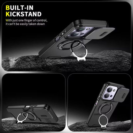 Maska za Xiaomi Redmi 15C 4G EU 173mm plava CamShield Ring stand
