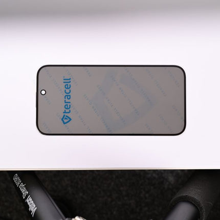 Zastitno staklo Tempered Glass Privacy Teracell Titan 2.5D za iPhone 16 Pro Max 6.9 crni