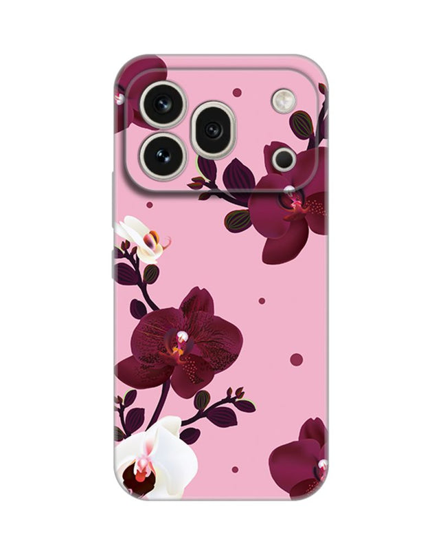 Maska za Honor 600 Pro Pink Orchid Silikonska Print Skin