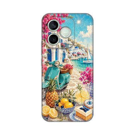Maska za Honor 600 Lite Summer in Greece Silikonska Print Skin