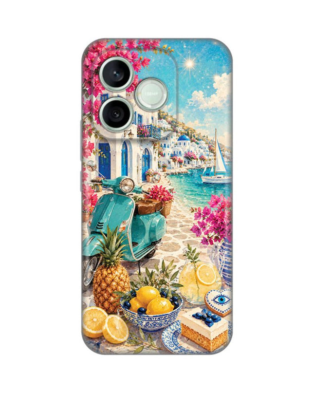 Maska za Honor 600 Lite Summer in Greece Silikonska Print Skin