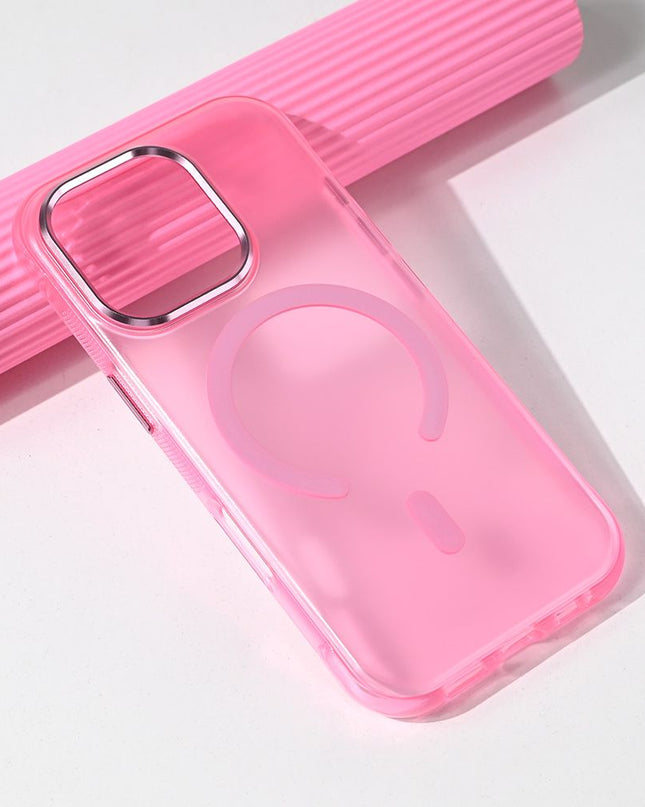 Maska za iPhone 16 Pro 6.3 roze Magsafe Glow
