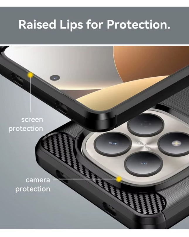 Maska za Xiaomi Redmi Note 15 Pro 4G (EU) crna Defender Safeguard