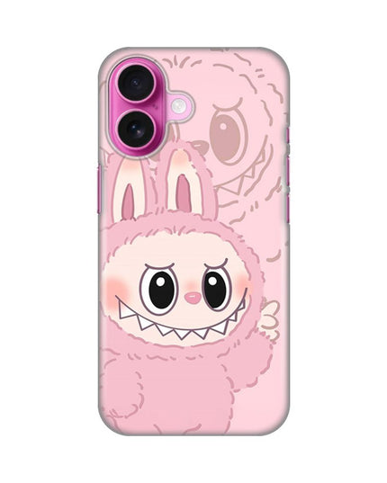 Torbica Silikonska Print za iPhone 16 6.1 La Bubu Pink