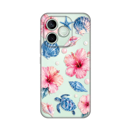 Maska za Honor 600 Lite Hibiscus Sea Silikonska Print Skin