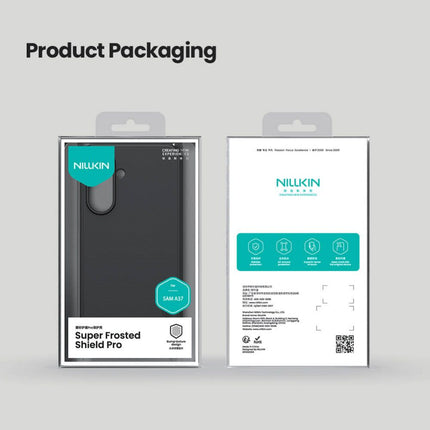 Maska za Samsung A376B Galaxy A37 5G crna Nillkin Scrub Pro