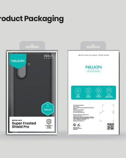 Maska za Samsung A376B Galaxy A37 5G crna Nillkin Scrub Pro
