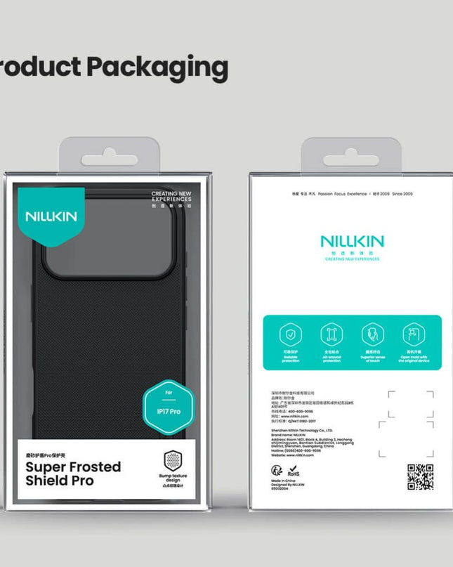 Maska za iPhone 17 Pro 6.3 plava Nillkin Scrub Pro