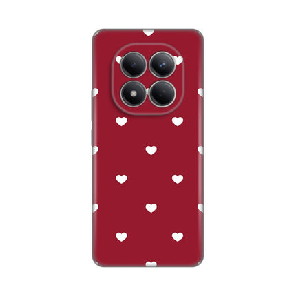 Maska za Xiaomi Redmi Note 15 Pro 4G Burgundy Hearts Silikonska Print Skin