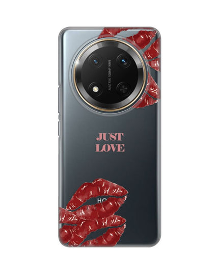 Maska za Honor Magic 7 Lite Just Love Pink Silikonska Print Skin