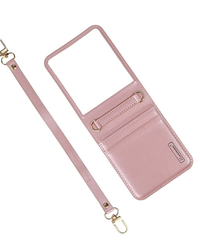 Maska za Samsung F776B Galaxy Z Flip 8 roze Hanman Canvas ORG