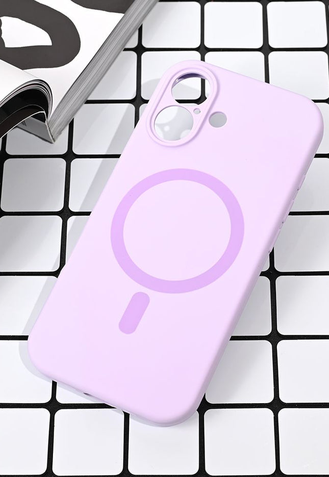 Maska za iPhone 17 6.3 lila Magsafe Pure color