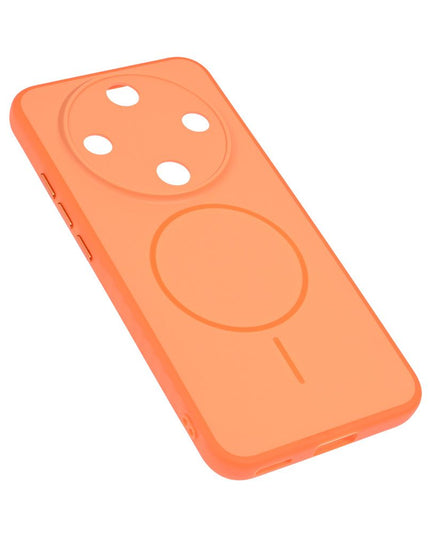 Maska za Honor Magic 8 Lite narandzasta Magsafe Matte Line