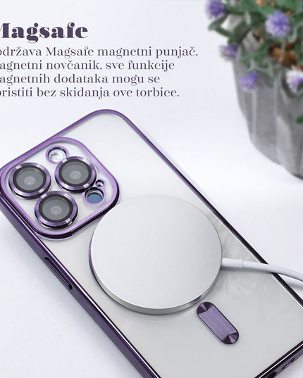 Maska za iPhone 17 Pro Max 6.9 plava Magsafe Lux