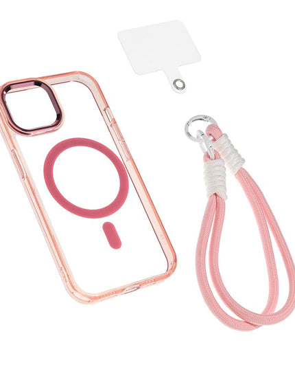 Maska za iPhone 13/14 6.1 roze Magsafe Loop