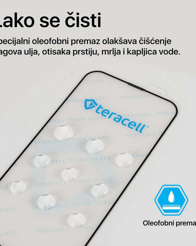 Zastitno staklo Tempered glass Teracell Titan 2.5D za Samsung A175F Galaxy A17 crni
