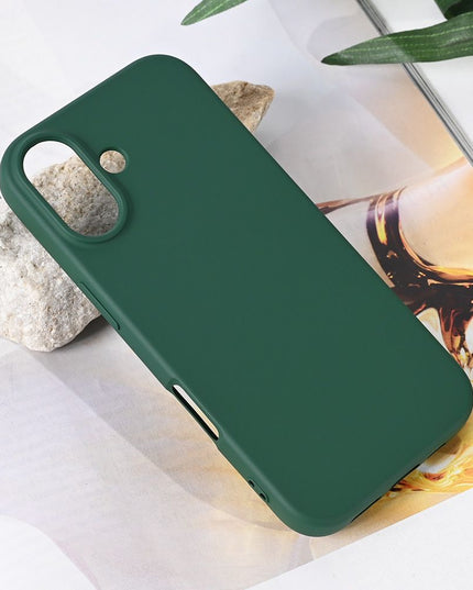 Maska za iPhone 17 6.3 tamno zelena Teracell Soft Velvet