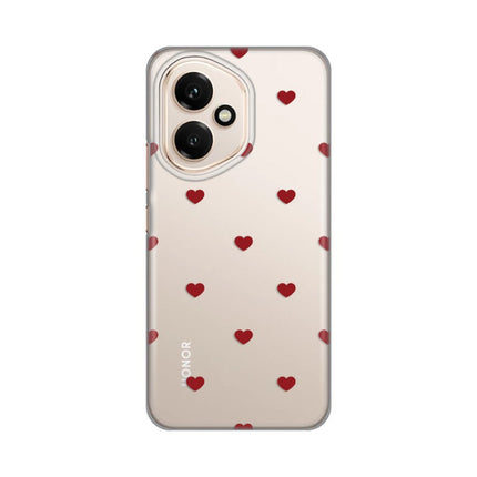 Maska za Honor 400 Red Hearts Silikonska Print