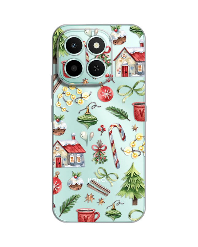 Maska za Honor X6c Winter Spirit Silikonska Print Skin