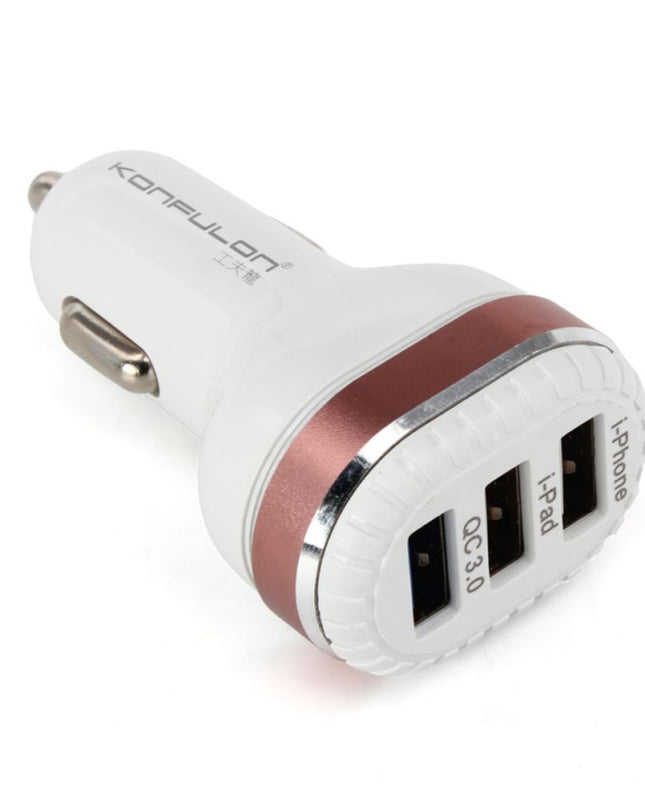 Auto punjac KONFULON C28A 3xUSB QC 3.0 18W