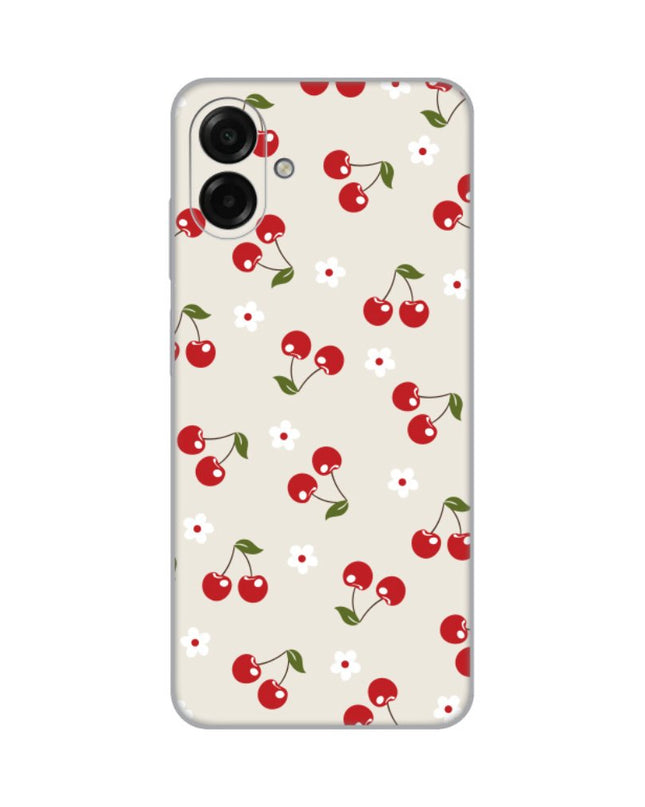 Maska za Samsung A075F Galaxy A07 Cherry and Flowers Silikonska Print