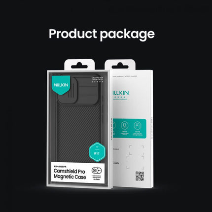 Maska za iPhone 17 6.3 crna Nillkin CamShield Pro Magnetic
