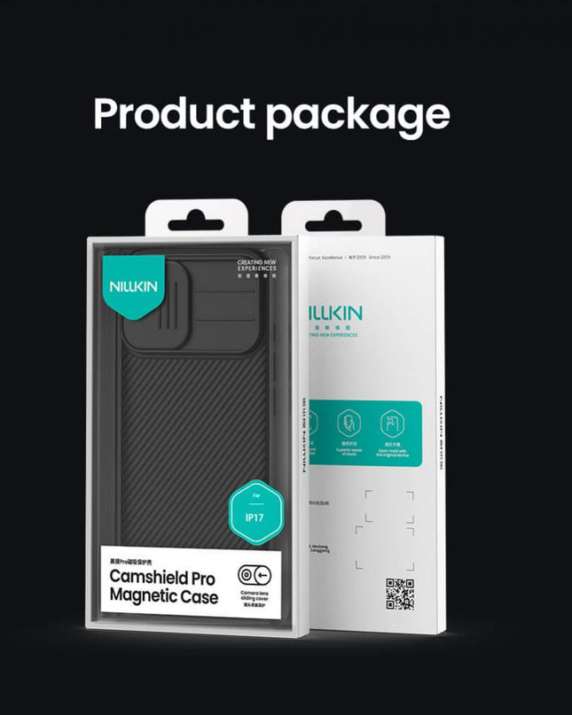 Maska za iPhone 17 6.3 crna Nillkin CamShield Pro Magnetic