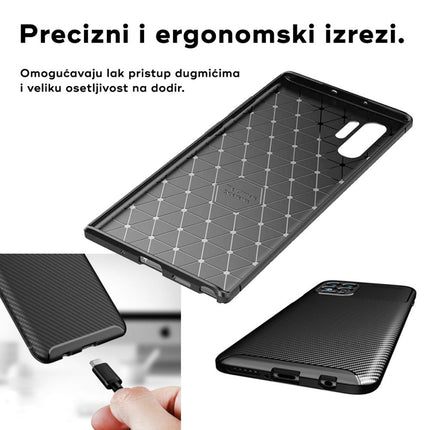 Maska za iPhone 17 Pro 6.3 crna Defender Carbon