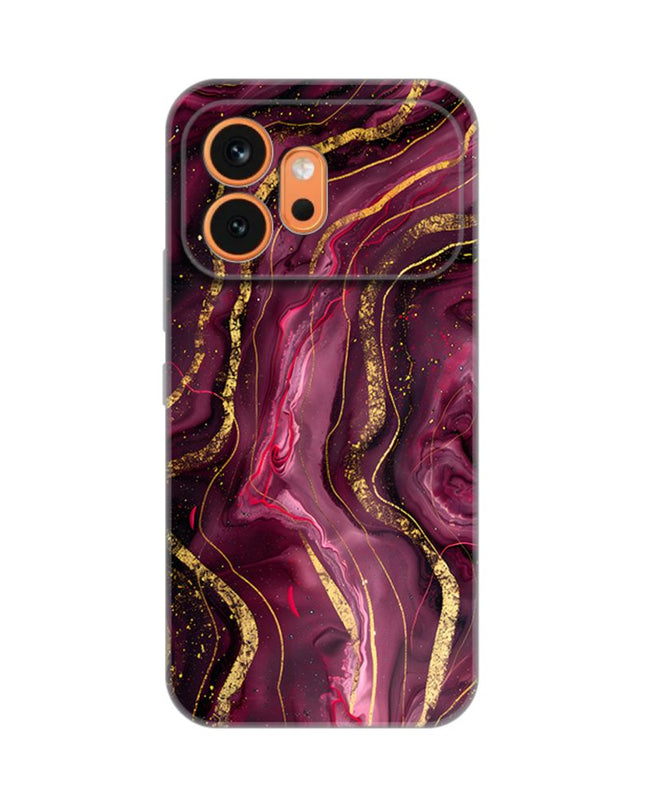 Maska za Honor 600 Burgundy Silikonska Print