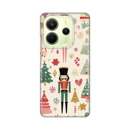 Maska za Xiaomi Redmi Note 14 4G (SRB) Vintage Christmas Silikonska Print