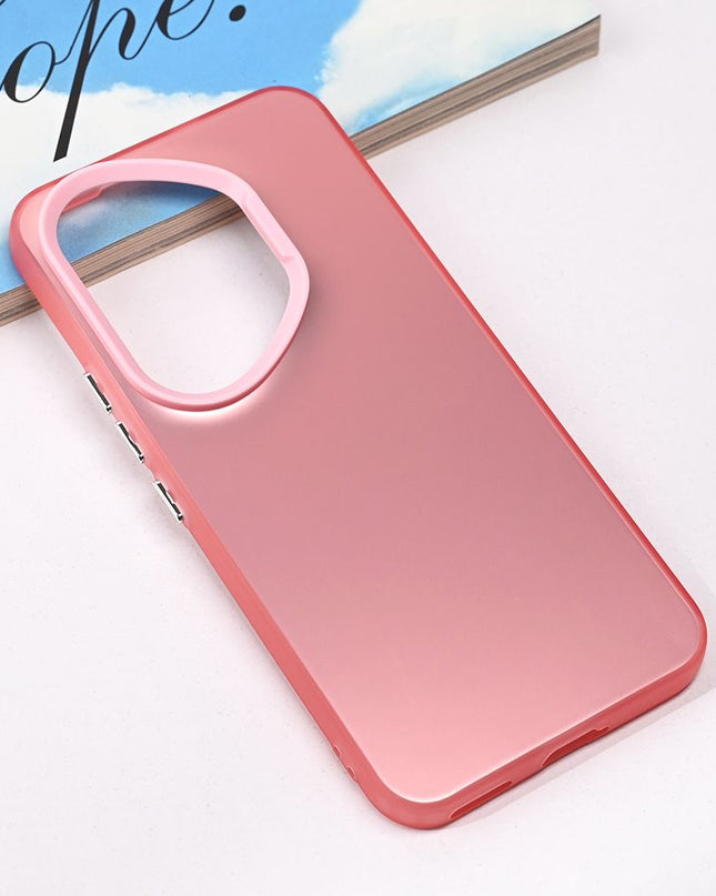 Maska Clear za Honor 400 Pro roze