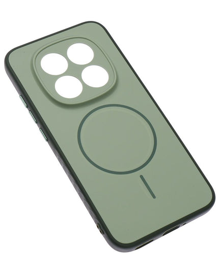 Maska za Xiaomi Redmi Note 15 Pro 5G zelena Magsafe Matte Line