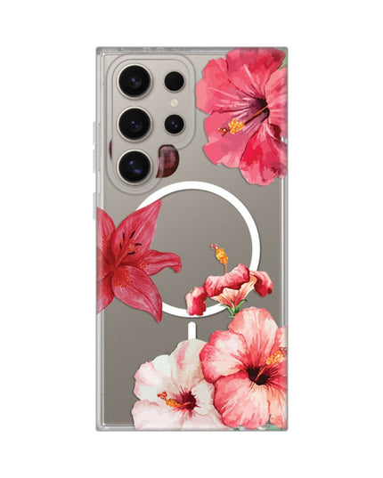Maska za Samsung S918B Galaxy S23 Ultra Hibiscus Print Magsafe