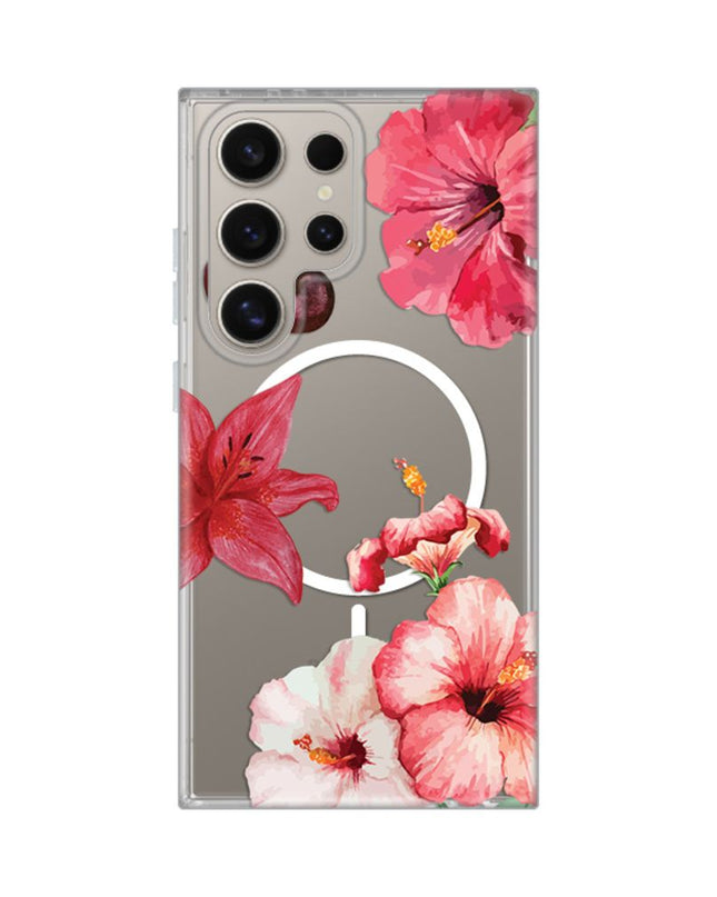 Maska za Samsung S918B Galaxy S23 Ultra Hibiscus Print Magsafe