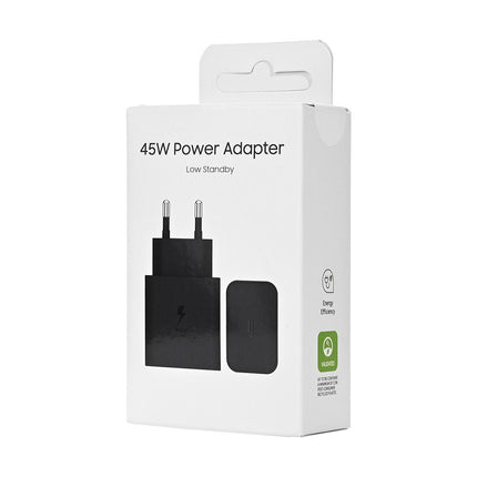Kucni punjac PD Fast charger 45W redizajn za Samsung CE crni
