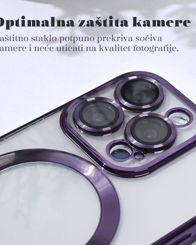 Maska za iPhone 17 Pro Max 6.9 plava Magsafe Lux