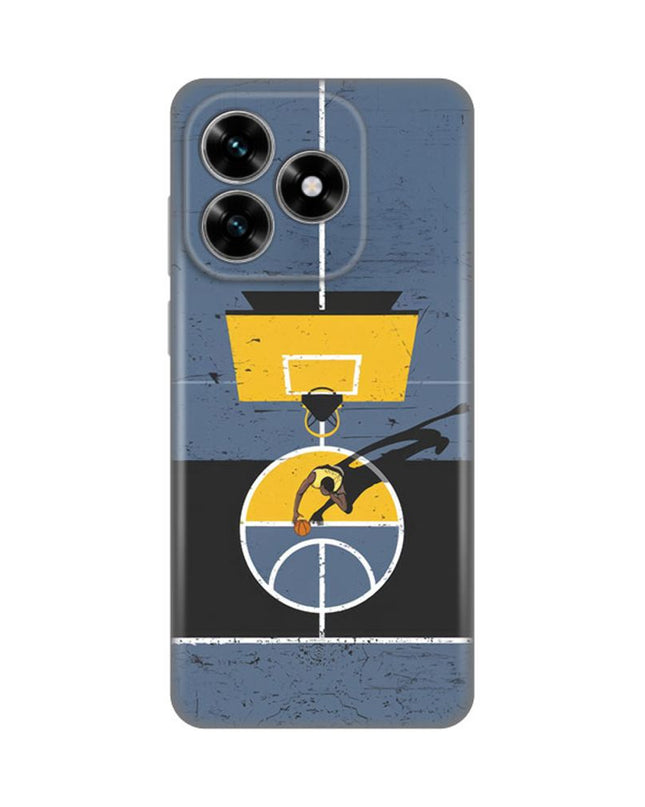 Maska za Honor X5c Plus Court Silikonska Print Skin