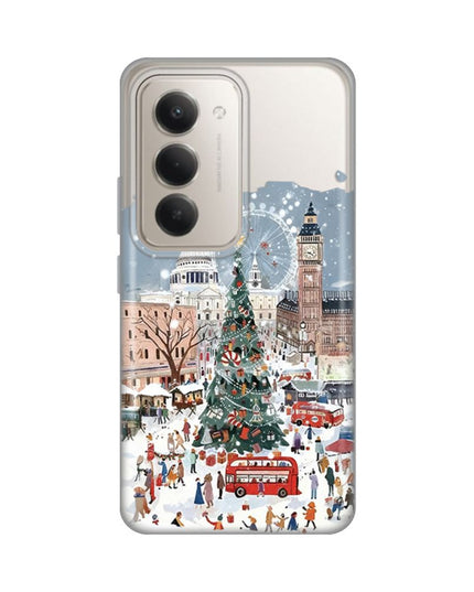 Maska za Xiaomi Redmi 15 4G Christmas Town Silikonska Print Skin